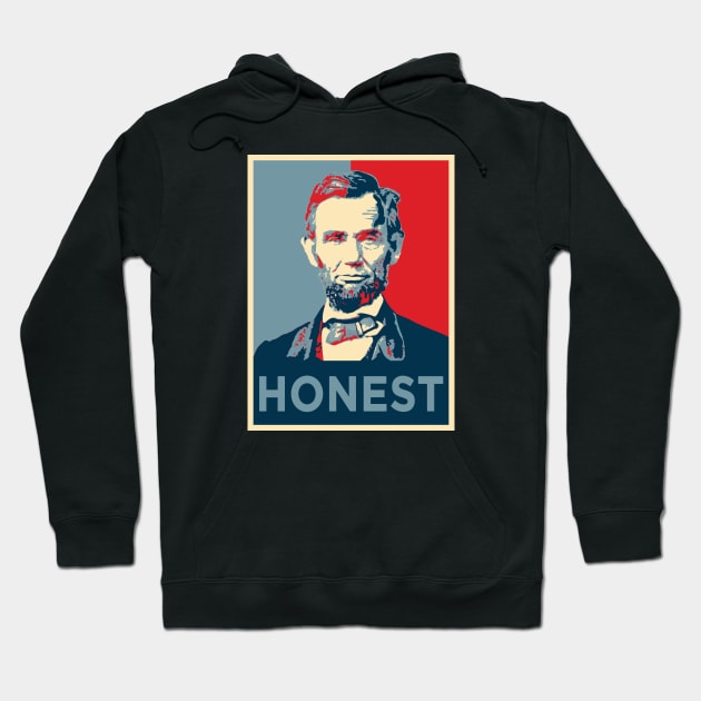 Honest Abe Hoodie by Alema Art